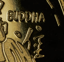 Load image into Gallery viewer, Laughing Buddha Lucky Coin - 24ct Gold