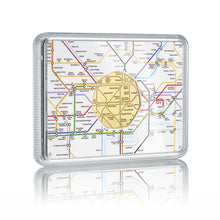Load image into Gallery viewer, London Underground Official Commemorative in Case - Gold