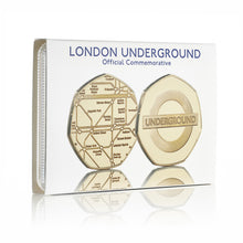 Load image into Gallery viewer, London Underground Official Commemorative in Case - Gold