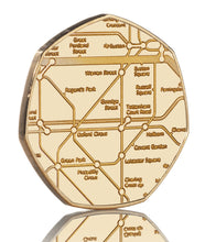 Load image into Gallery viewer, London Underground Official Commemorative in Case - Gold