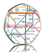 Load image into Gallery viewer, London Underground Official Full Colour Commemorative in Case - Silver