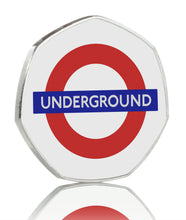Load image into Gallery viewer, London Underground Official Full Colour Commemorative in Case - Silver