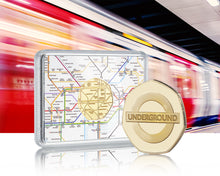 Load image into Gallery viewer, London Underground Official Commemorative in Case - Gold