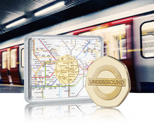 Load image into Gallery viewer, London Underground Official Commemorative in Case - Gold
