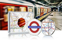 Load image into Gallery viewer, London Underground Official Full Colour Commemorative in Case - Silver