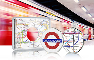 London Underground Official Full Colour Commemorative in Case - Silver
