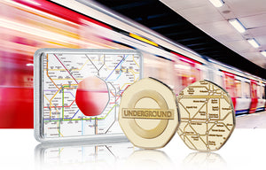 London Underground Official Commemorative in Case - Gold