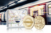 Load image into Gallery viewer, London Underground Official Commemorative in Case - Gold