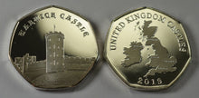 Load image into Gallery viewer, Full Set of 2019 CASTLE SERIES .999 Silver Commemoratives + Hard Presentation 50p Display Case