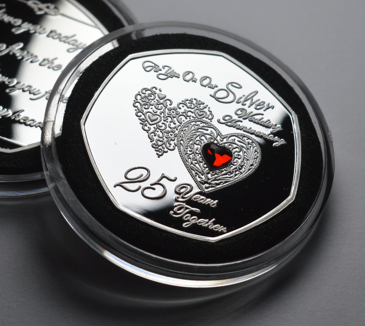 25th Wedding Anniversary – The Commemorative Coin Company