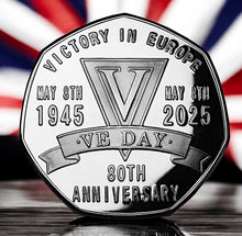 Load image into Gallery viewer, VE Day 80th Anniversary - Silver