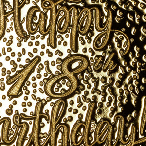 21st Birthday 'Champagne Sparkles' - 24ct Gold