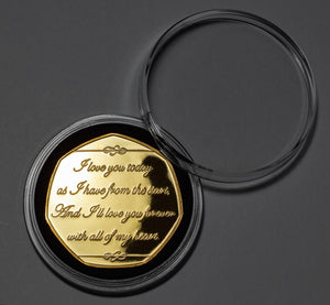 On Our 40th Wedding Anniversary (poem) - 24ct Gold