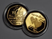 Load image into Gallery viewer, Your 50th Wedding Anniversary - Hours, Minutes etc - 24ct Gold