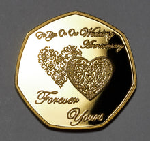 Load image into Gallery viewer, For You On Our Wedding Anniversary, Forever Yours - 24ct Gold