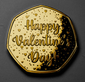 Best Friend and Soulmate - Happy Valentine's Day - 24ct Gold