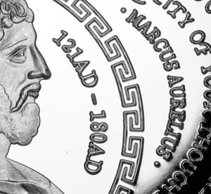 Marcus Aurelius, Stoic - Silver