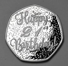Load image into Gallery viewer, Happy 21st Birthday &#39;Champagne Sparkles&#39; - Silver