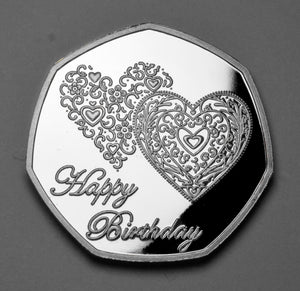 Happy Birthday 'I Love you' - Silver