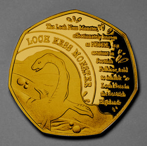 Loch Ness Monster - 24ct Gold