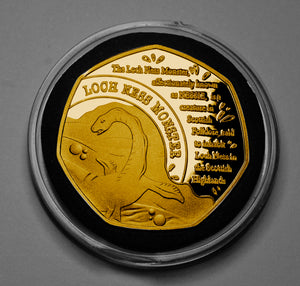 Loch Ness Monster - 24ct Gold