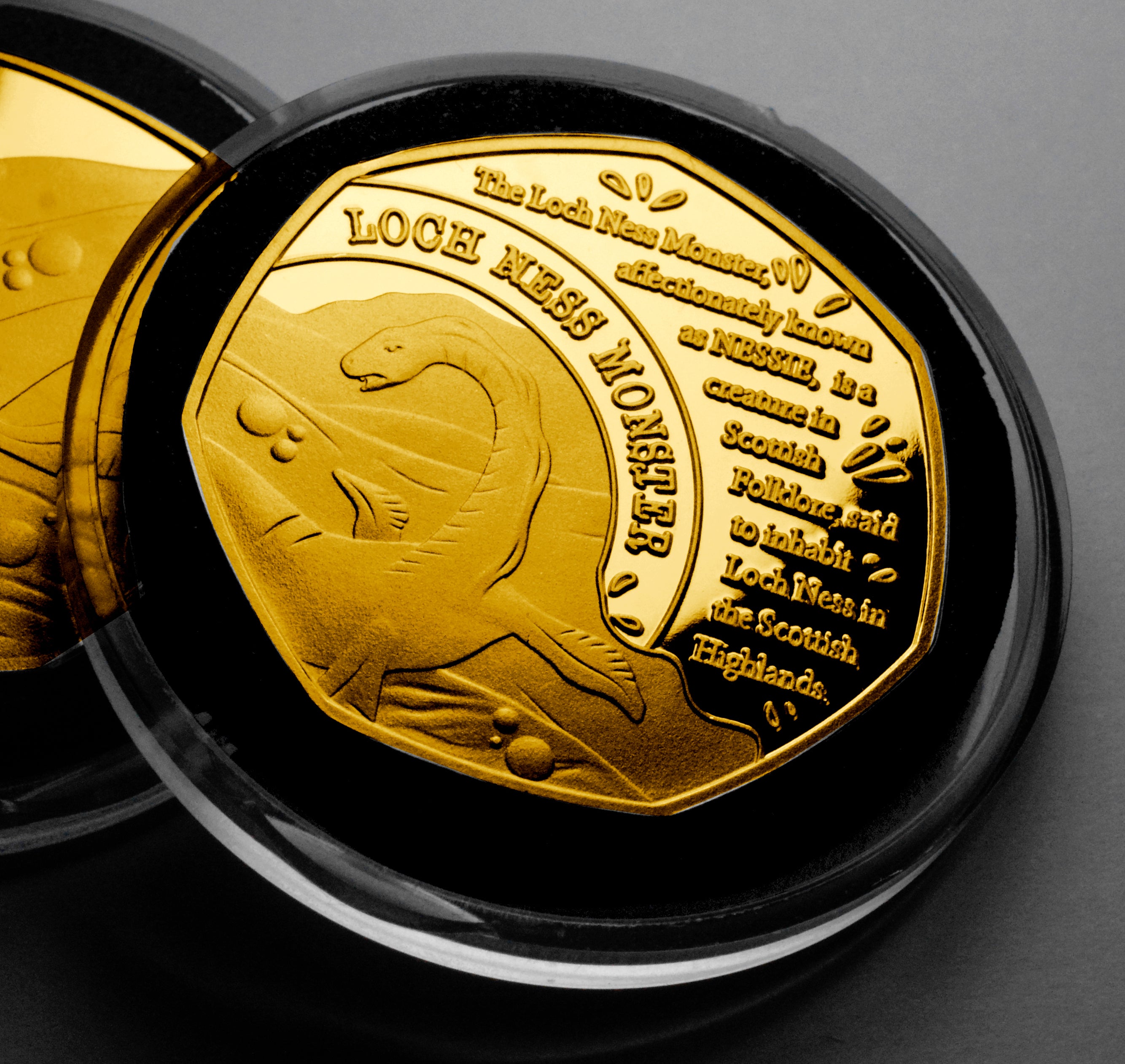 Loch Ness Monster - 24ct Gold – The Commemorative Coin Company