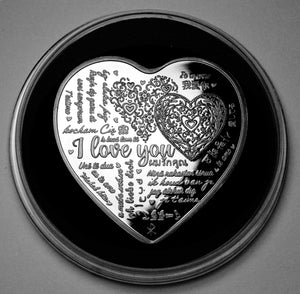 Happy Valentine's Day - Silver Heart