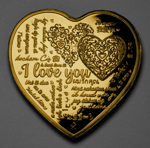 Happy Valentine's Day - 24ct Gold Heart