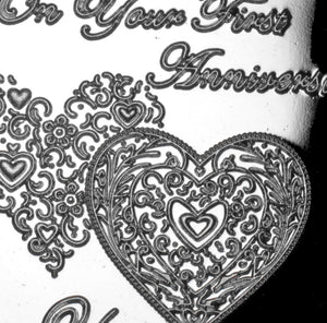 For You On Your First Anniversary - Silver