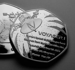 Voyager 1 Space Probe - Silver