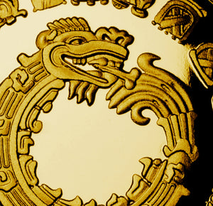 Aztec/Mayan Calendar - 24ct Gold