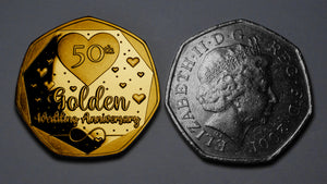 50th Wedding Anniversary - 24ct Gold