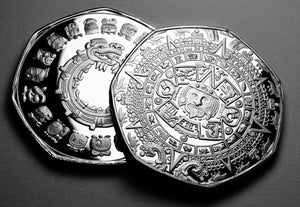 Aztec/Mayan Calendar - Silver