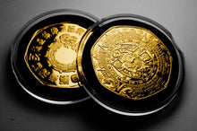 Load image into Gallery viewer, Aztec/Mayan Calendar - 24ct Gold