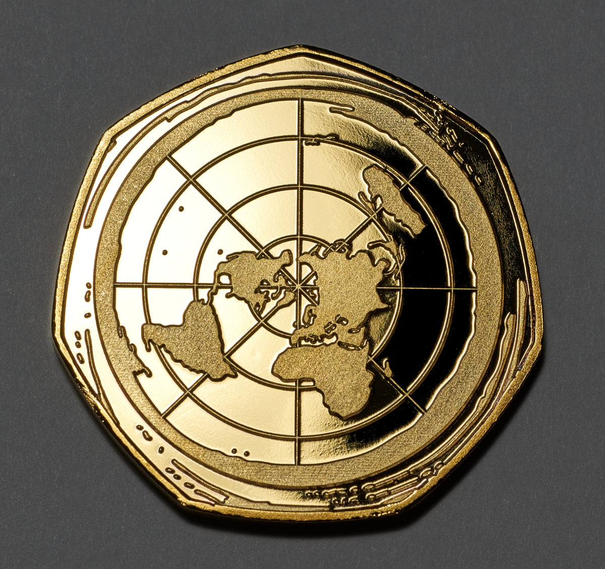 Official Flat Earther - 24ct Gold – The Commemorative Coin Company