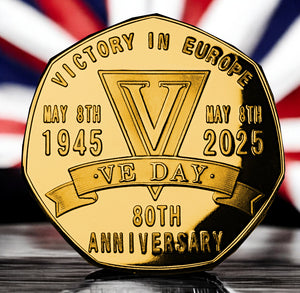 VE Day 80th Anniversary - 24ct Gold