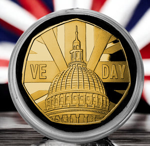 VE Day 80th Anniversary - 24ct Gold