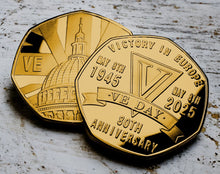 Load image into Gallery viewer, VE Day 80th Anniversary - 24ct Gold