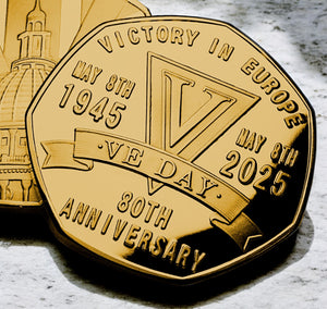 VE Day 80th Anniversary - 24ct Gold