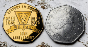 VE Day 80th Anniversary - 24ct Gold