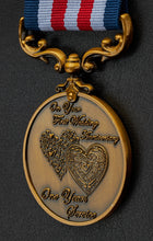 Load image into Gallery viewer, On Your First Wedding Anniversary Medal - Antique Gold