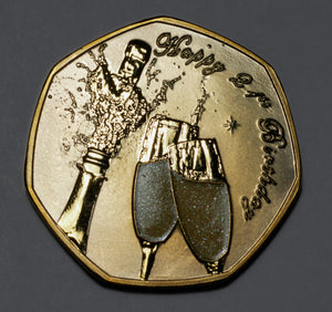 21st Birthday 'Champagne Sparkles' - 24ct Gold
