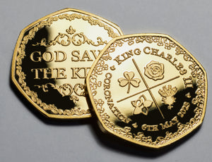 King Charles III Coronation - 24ct gold