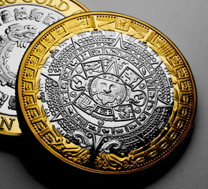 Aztec/Mayan Calendar - Dual Metal