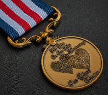 Load image into Gallery viewer, On Our First Anniversary Medal - Antique Gold