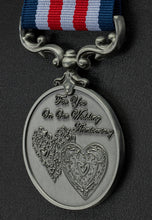 Load image into Gallery viewer, On Our Wedding Anniversary Medal - Antique Silver