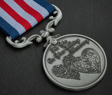 Load image into Gallery viewer, On Your Wedding Anniversary Medal - Antique Silver