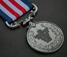 Load image into Gallery viewer, On Our 10th (Tin) Wedding Anniversary Medal - Antique Silver
