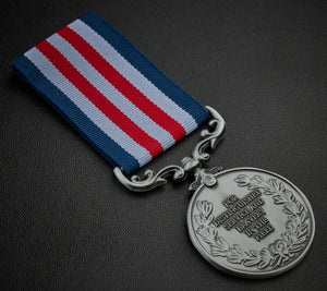 On Our 10th (Tin) Wedding Anniversary Medal - Antique Silver