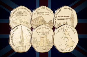 Full Set of Great British Landmarks (24ct Gold)